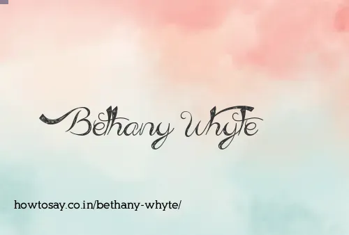 Bethany Whyte