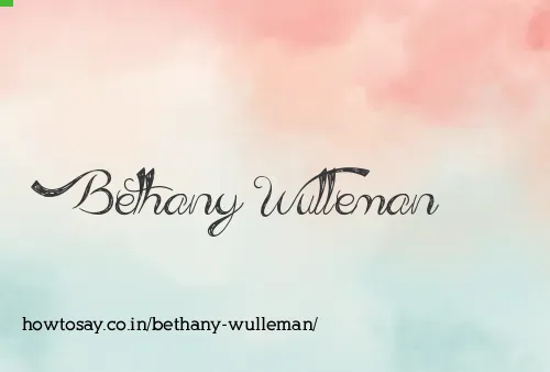 Bethany Wulleman