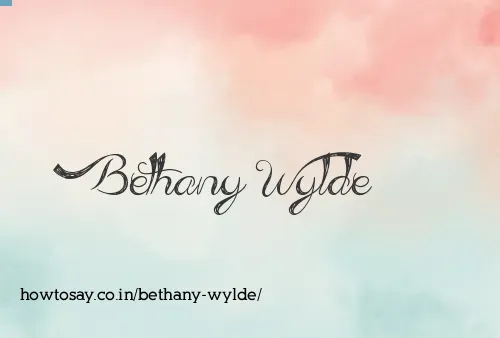 Bethany Wylde