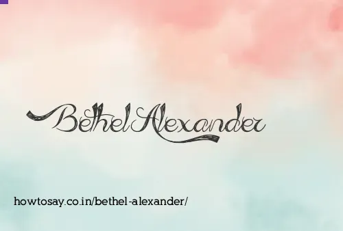 Bethel Alexander