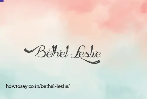 Bethel Leslie