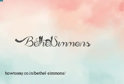 Bethel Simmons