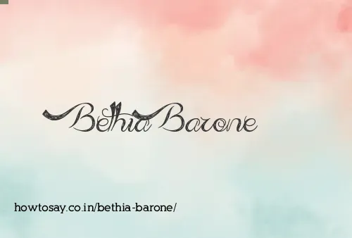 Bethia Barone