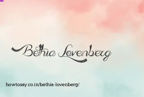 Bethia Lovenberg