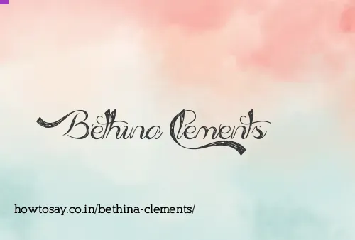 Bethina Clements