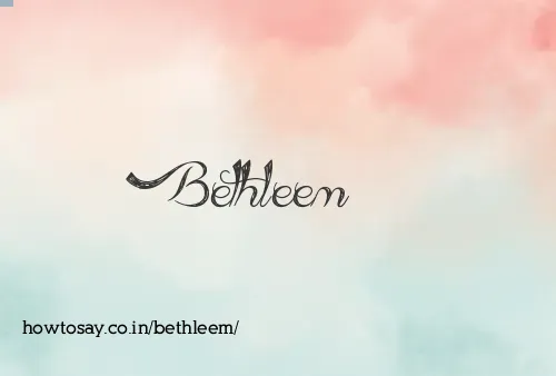 Bethleem