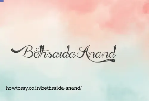 Bethsaida Anand