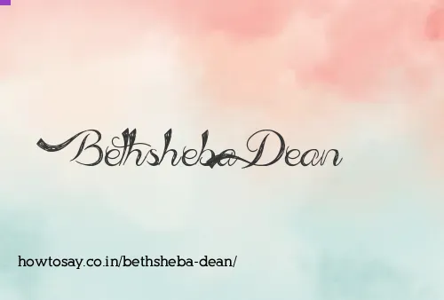 Bethsheba Dean