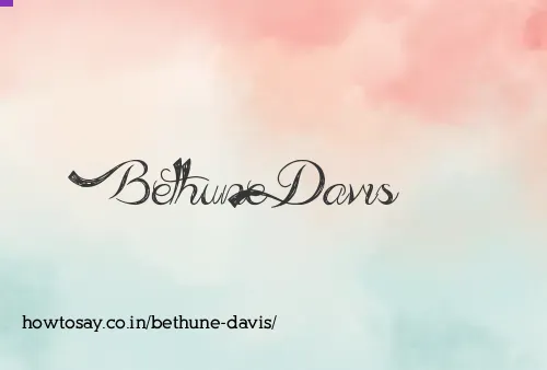 Bethune Davis