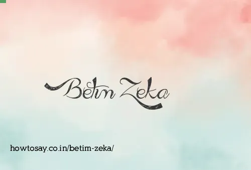 Betim Zeka