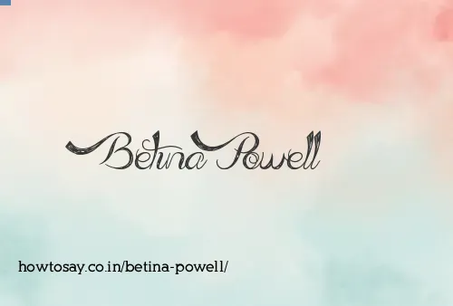 Betina Powell