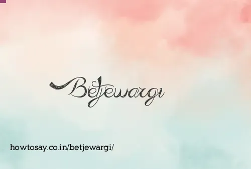 Betjewargi