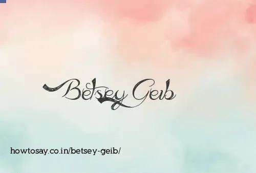 Betsey Geib
