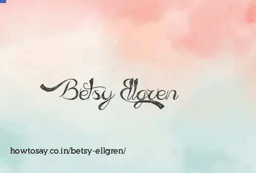 Betsy Ellgren