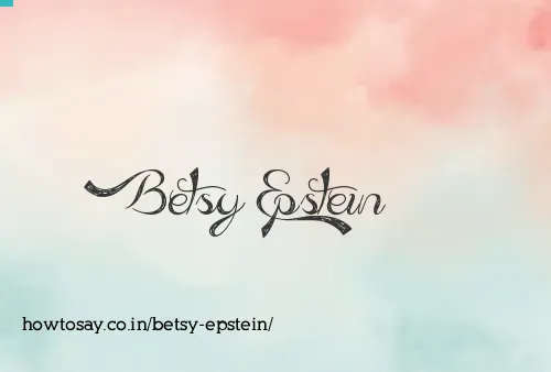 Betsy Epstein