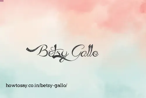 Betsy Gallo