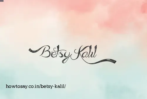 Betsy Kalil