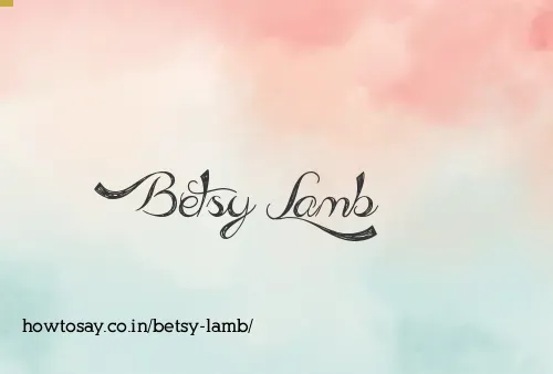 Betsy Lamb