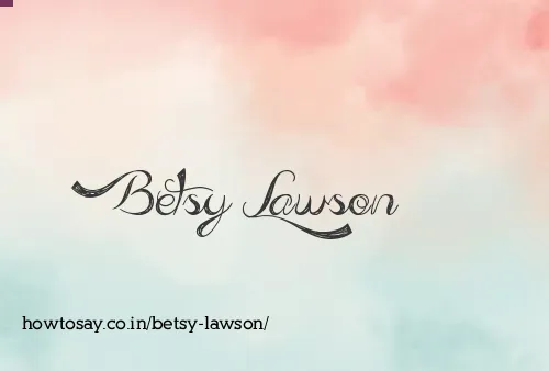 Betsy Lawson