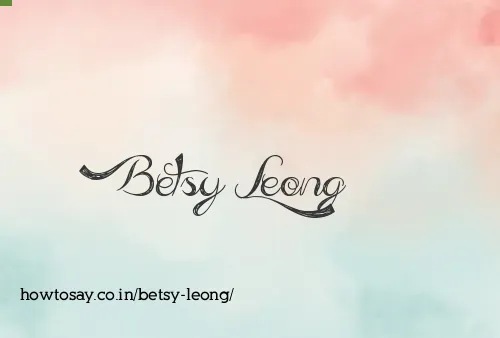 Betsy Leong