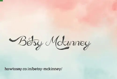 Betsy Mckinney