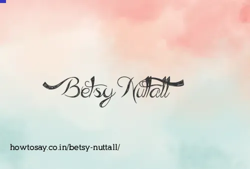 Betsy Nuttall
