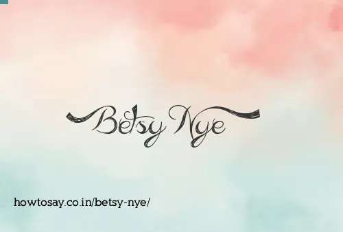 Betsy Nye