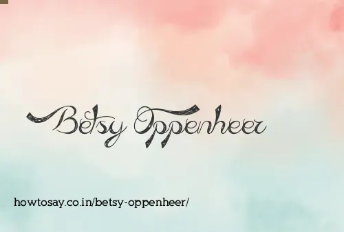 Betsy Oppenheer