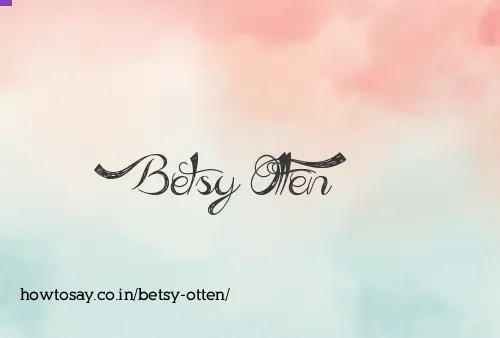Betsy Otten