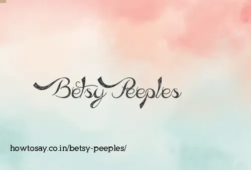 Betsy Peeples
