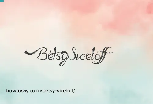 Betsy Siceloff