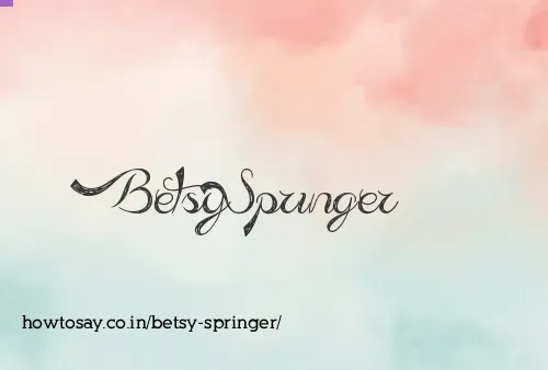 Betsy Springer