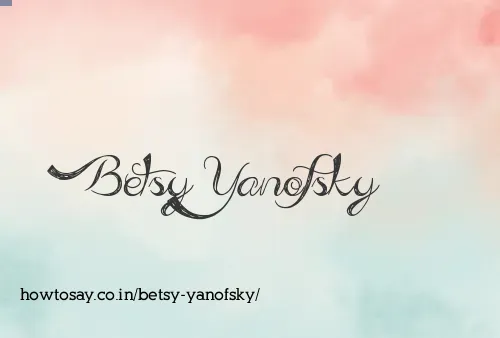 Betsy Yanofsky