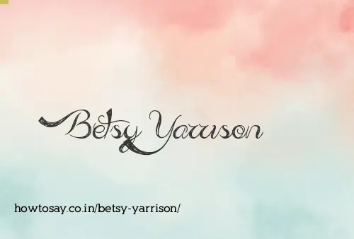 Betsy Yarrison