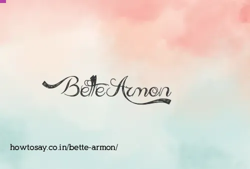 Bette Armon