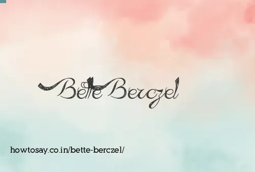 Bette Berczel