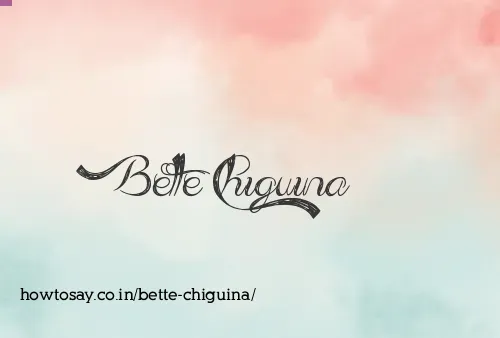 Bette Chiguina