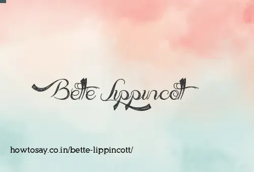 Bette Lippincott