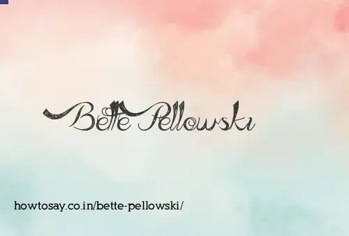 Bette Pellowski
