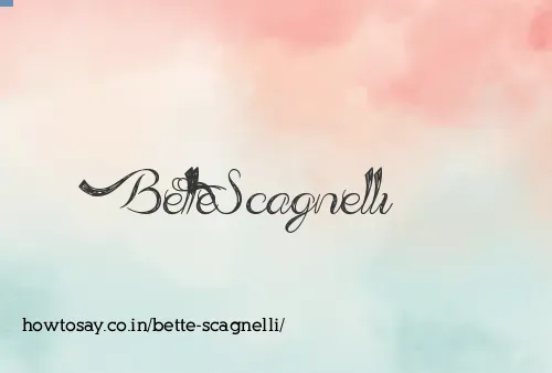 Bette Scagnelli