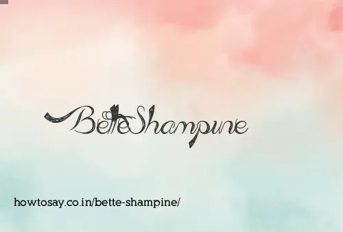 Bette Shampine
