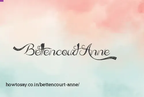 Bettencourt Anne