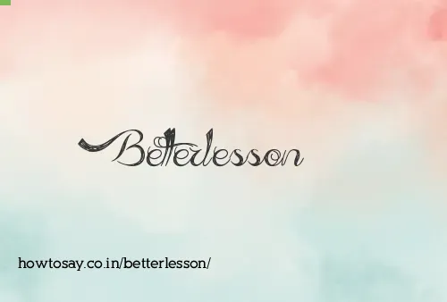 Betterlesson