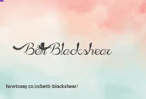 Betti Blackshear