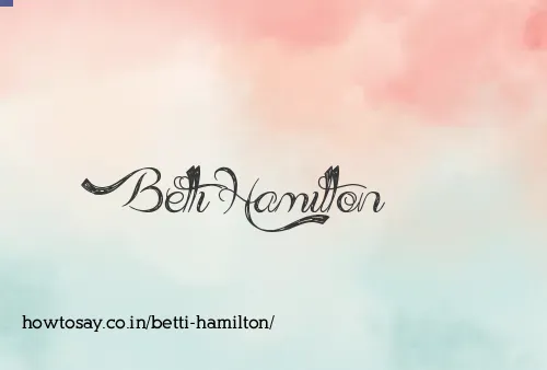 Betti Hamilton