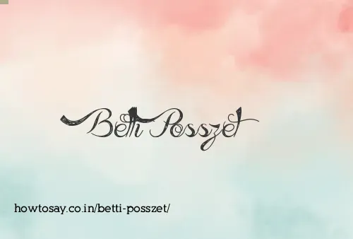 Betti Posszet