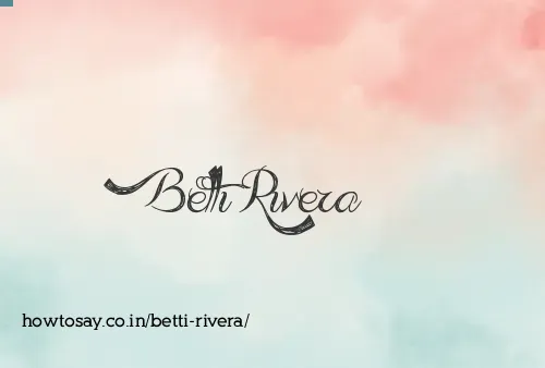 Betti Rivera