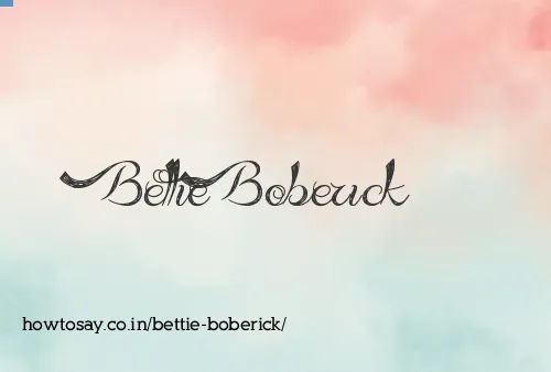 Bettie Boberick