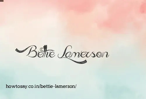 Bettie Lamerson