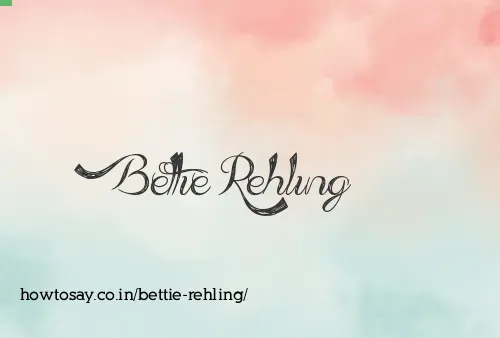 Bettie Rehling